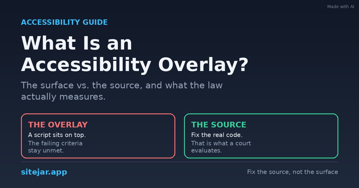 What Is an Accessibility Overlay? A Guide for Business Owners