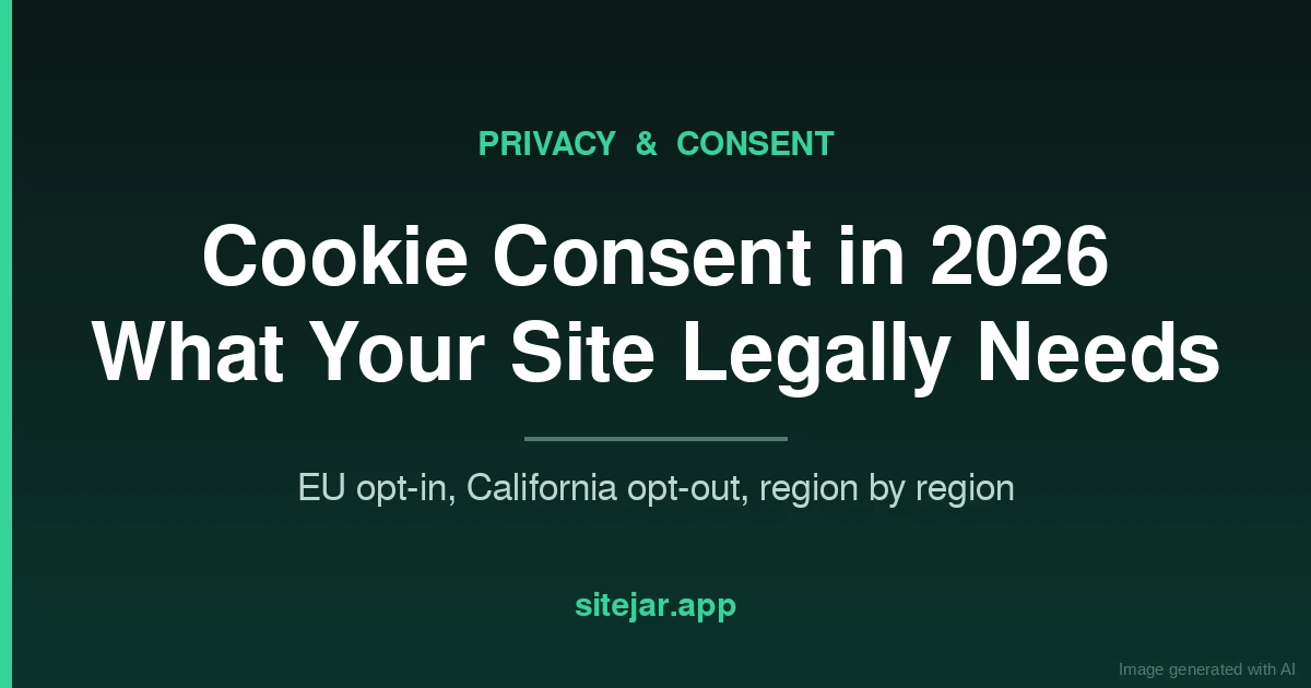 Cookie Consent in 2026